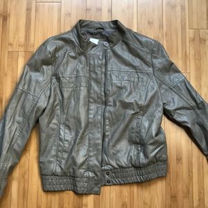 Faux Leather Jacket